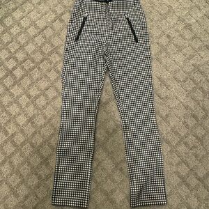 Rag & Bone Simone Women's Black and White Check Pants